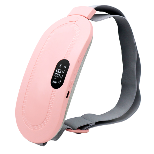 Abdominal Massager Belt with Heating & Vibration | Slimming Waist Massage Belt for Pain Relief