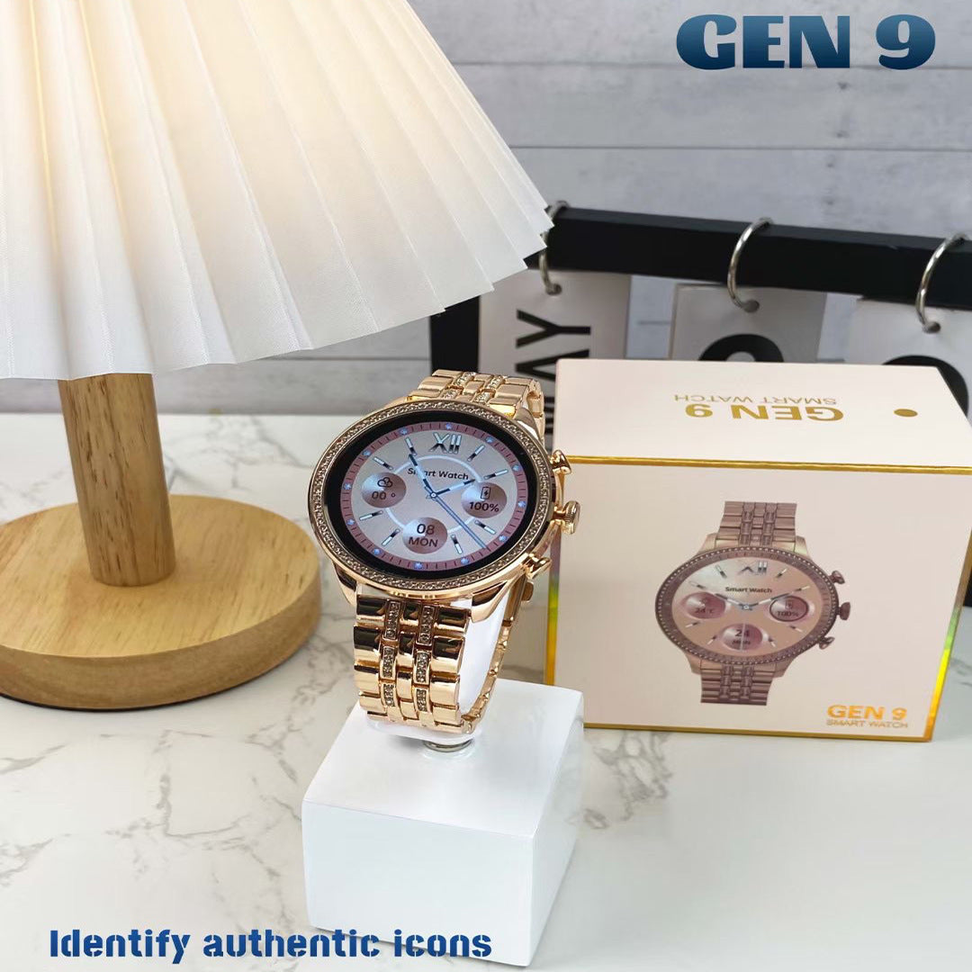 Gen 9 Smart Watch AMOLED Display with Bluetooth Calling | Heart Rate, Blood Pressure & Fitness Tracker for Android & iOS