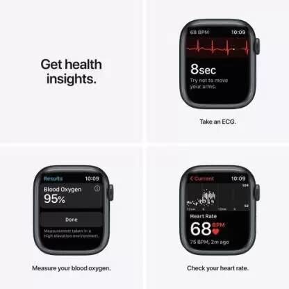 UW i7 Pro Max Bluetooth Calling Smart Watch with All Notifications Fitness Tracker Heart Monitor Men & Women Smart Watch