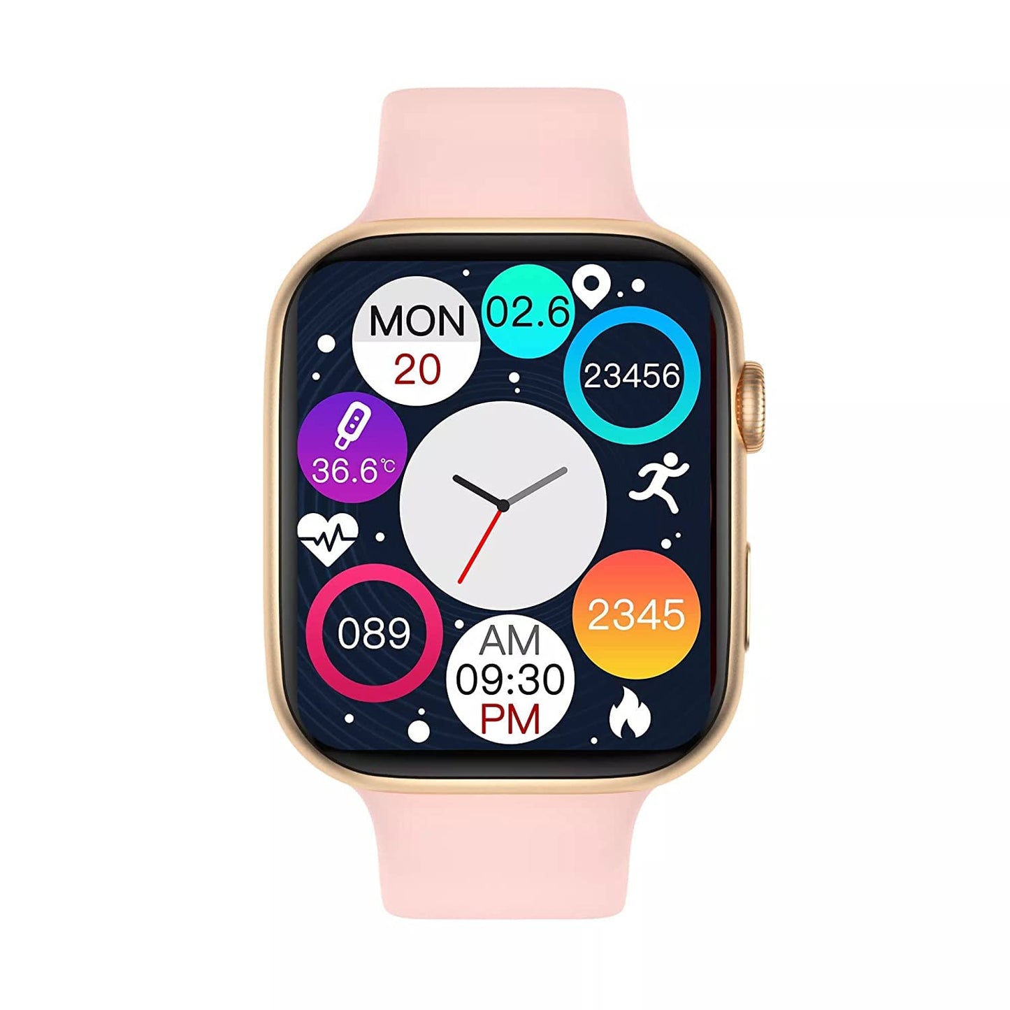 UW i7 Pro Max Bluetooth Calling Smart Watch with All Notifications Fitness Tracker Heart Monitor Men & Women Smart Watch