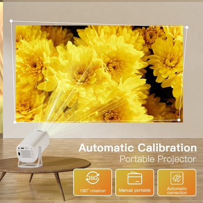 S40 Android 11 Portable Projector | 120 ANSI Lumens | 1080p Ready | Dual-Band WiFi