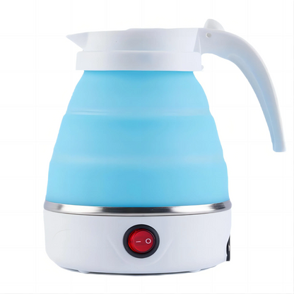 Portable Travel Outdoor Hotel 600ML Fast Electric Kettle – Foldable & Compact Travel Water Boiler