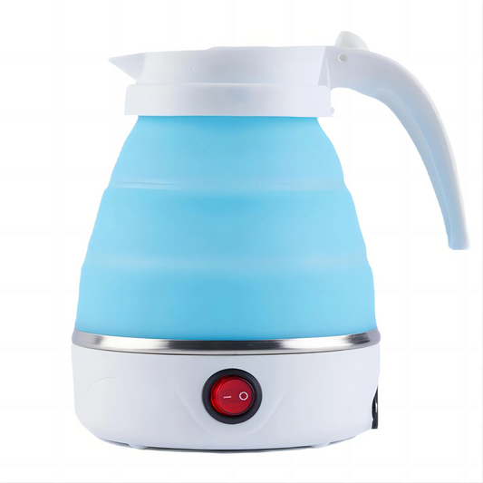 Portable Travel Outdoor Hotel 600ML Fast Electric Kettle – Foldable & Compact Travel Water Boiler