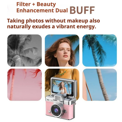 Pocket 720P Anti-Shake Vlog Camera – Mini Portable Video Recorder