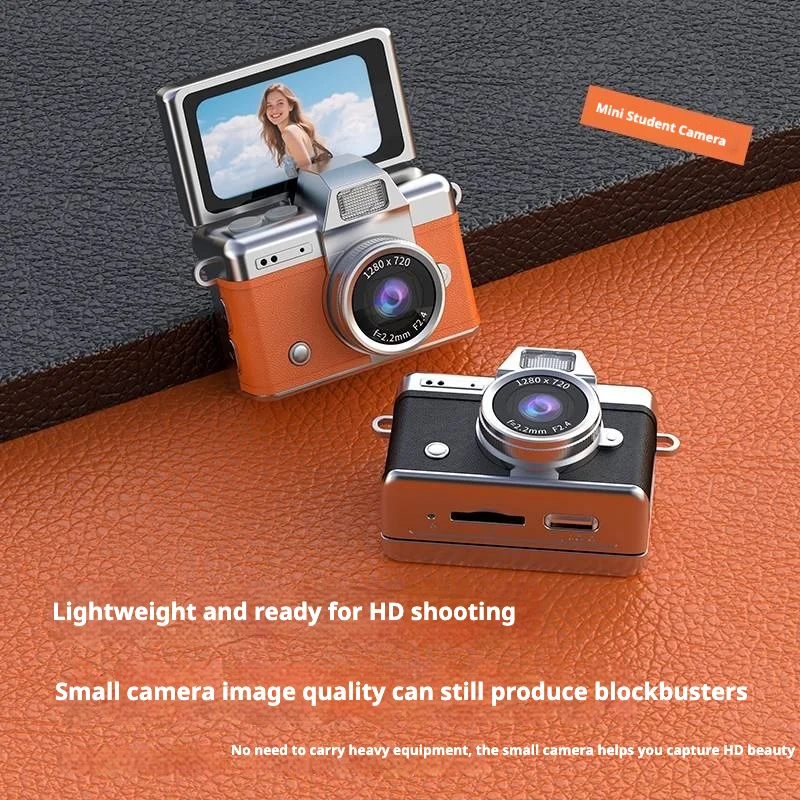 Pocket 720P Anti-Shake Vlog Camera – Mini Portable Video Recorder