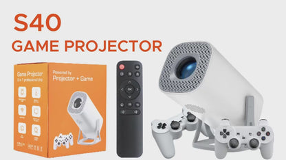 S40 Android 11 Portable Projector | 120 ANSI Lumens | 1080p Ready | Dual-Band WiFi