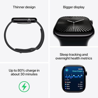 6-in-1 Premium Gadget Combo – Series 10 Watch, Air Pro 2, Premium Extra Strap, 4 in 1 Fast Charging Cable, Silicon Cover &  Styles Keychain