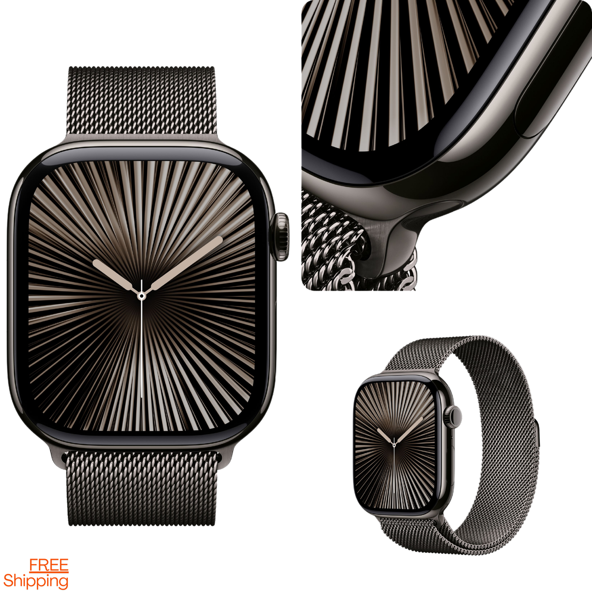 iWatch Series 10 Smartwatch 46mm GPS + Cellular Smartwatch | Titanium Case | OLED Always-On Retina display