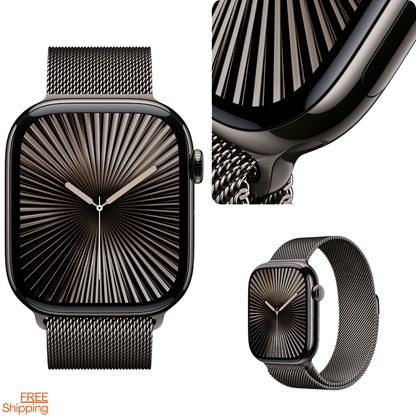 iWatch Series 10 Smartwatch 46mm GPS + Cellular Smartwatch | Titanium Case | OLED Always-On Retina display